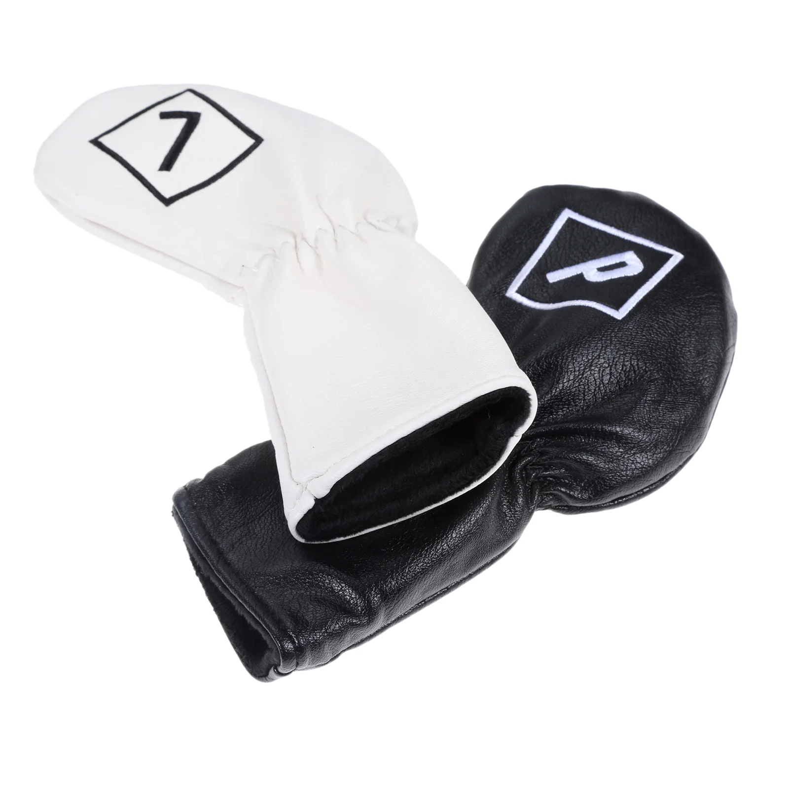 X Golf Equipment - 10Pcs/Set PU Leather Golf Headcovers Golf