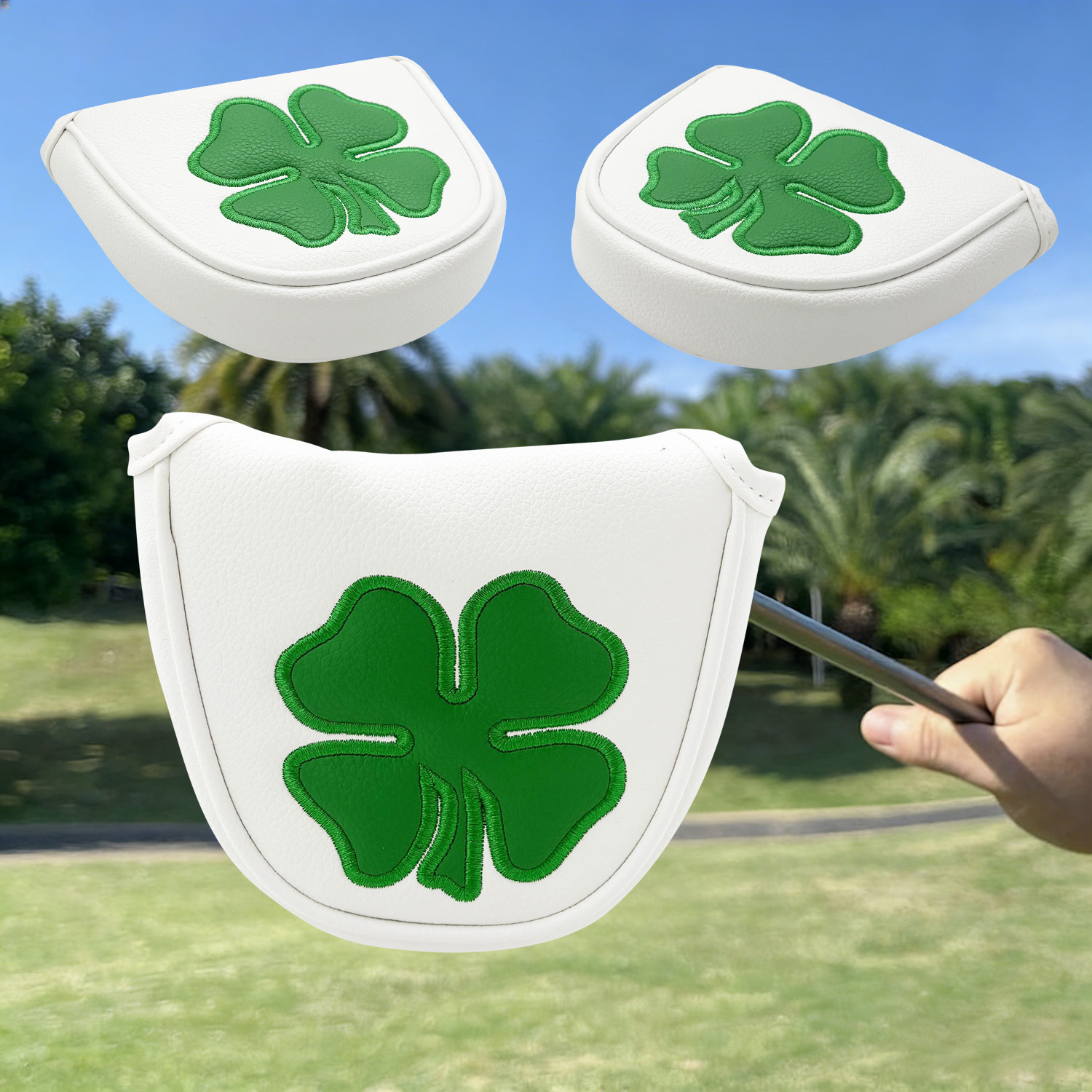 1pc Putter Head Cover, 'Clover - Golf Equipment Nearby ulasan dan harga